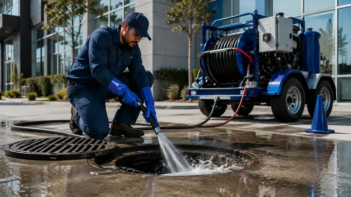 Commercial Hydro Jet Drain Cleaning in North Hollywood