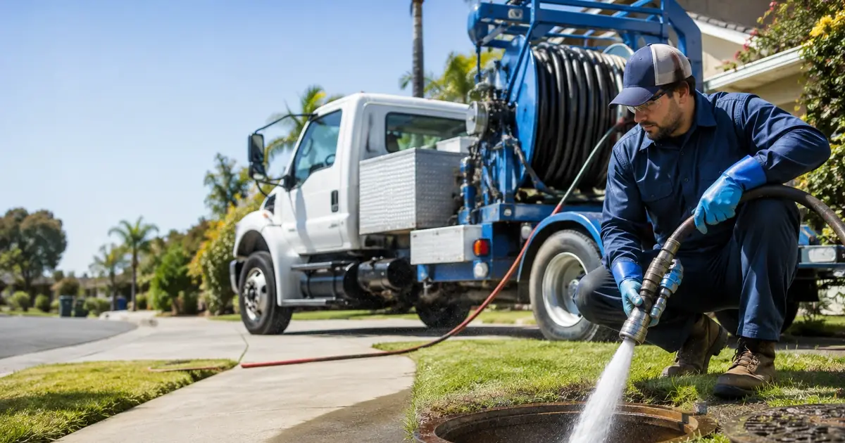 Hydro jet sewer cleaning North Hollywood