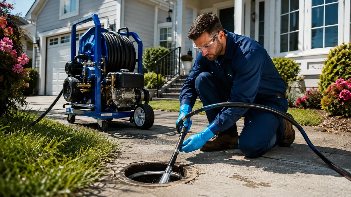 Residential Hydro Jet Drain Cleaning in North Hollywood