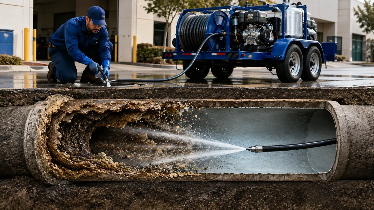Sewer Pipe Descaling in North Hollywood